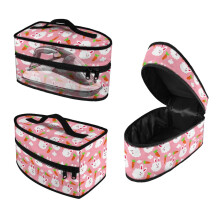 Rabbit Carrot Cloud Print Steam Iron Case Zippered Steamer Carrying Case with Handle Portable Travel Iron Organizer Iron Accessories, Case Only