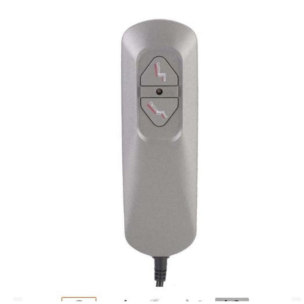 Universal Lift Chair Hand Control Switch 2 Button Remote Hand Controller for Power Recliners Electric Recliner Remote Replacement for Electric Sofas