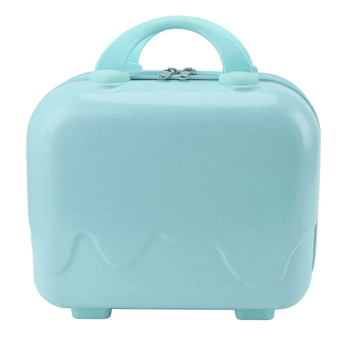 14-tums blått hårt mini-handbagage i ABS-material