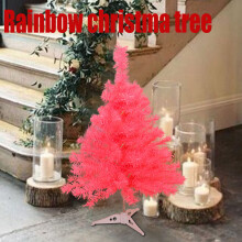 12" Mini Christmas Tree Set – Tabletop & Window Display, Pink, Perfect for Home, Office, School – Compatible with Xmas Decor