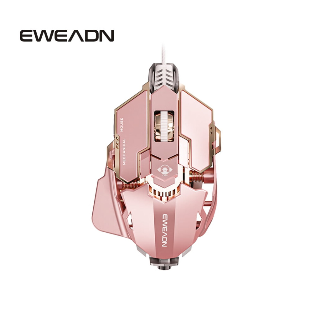 Eweadn G5 Usb Wired Gaming Mouse Silent Or Audible Optional, Buttons Macro Function Keys, For Desktop, Laptop, Computer, School 9340959360505