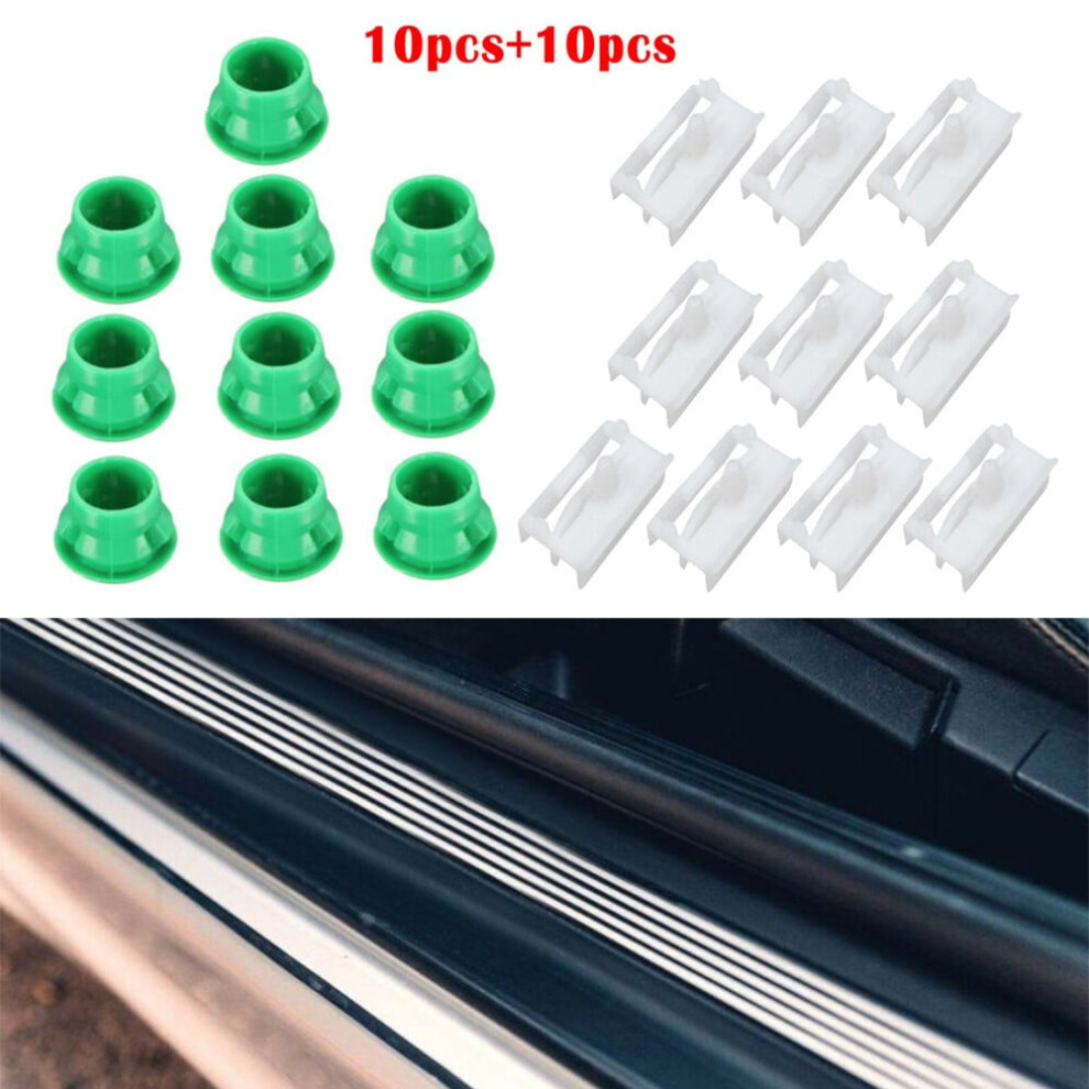 20Pcs Side Sill Skirt Clips Pa6 Rocker Panel Moulding Clip For Bmw E36 E46 E90 9482828647550