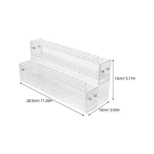Acrylic Pen Display Stand Transparent Two Tier Pencil Organizer 2