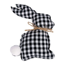 Osterhasen-Ornament – Weicher Stoffhase, leuchtende Farben, niedliches Partyspielzeug & Bastelbedarf