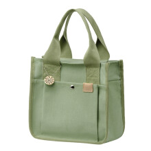 Sac cabas en toile pour femme avec fermeture éclair, bandoulière et poches multiples