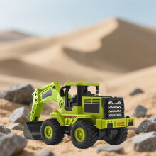 Forklift Model Alloy Engineering Vehicle Simulation Load Bulldozer Dump Truck Children Excavator Boy Toy Car(S,Plastic)