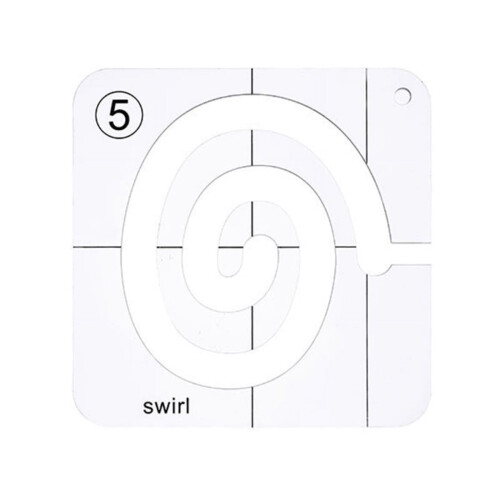 Quilting Template Sewing Ruler Acrylic Sewing Machine Template Ruler Tool DIY