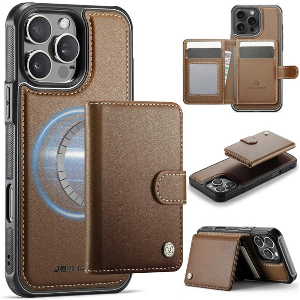 Jeehood Iphone 16 Pro Case With Rfid Blocking Magsafe Wallet 968604596223