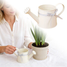 Metal Watering Can for Indoor and Outdoor Gardening with Gentle Sprinkler Spout