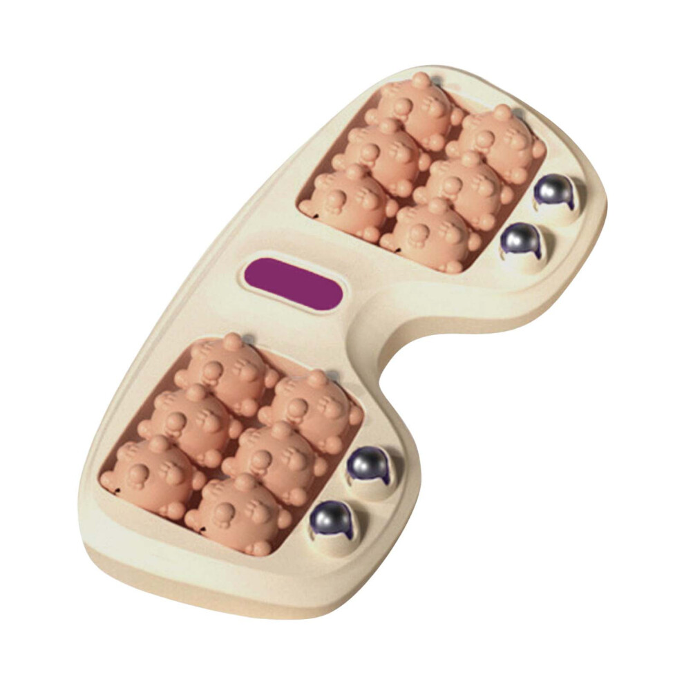 Reflexology Foot Roller for Plantar Fasciitis Brown 1PC