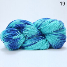 ATJIA Dyed Acrylic Wool Yarn Four Strand DIY Woven Knitting Sweater Sock Scarf Colorful Crochet Yarn Sewing