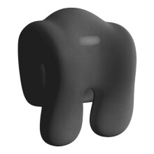 Ergonomic Memory Foam Neck Pillow, Contoured Travel & Desk Rest, Portable Nap Pillow for Back/Stomach Sleepers