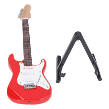 Miniatur E-Gitarre aus Lindenholz, 18 cm, Musikinstrument, Spielzeug