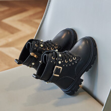 Children's Boots, Single Boots, British, Side Zipper Short Boots