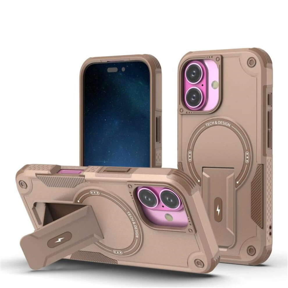Iphone 17 Magnetic Case 6.3" Magsafe Rugged Gold 939152675456
