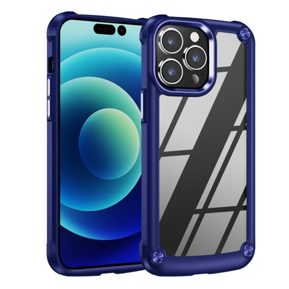 Iphone 15 Pro 6.1 Inch Case With Airbag Corners And Alloy 939152676675