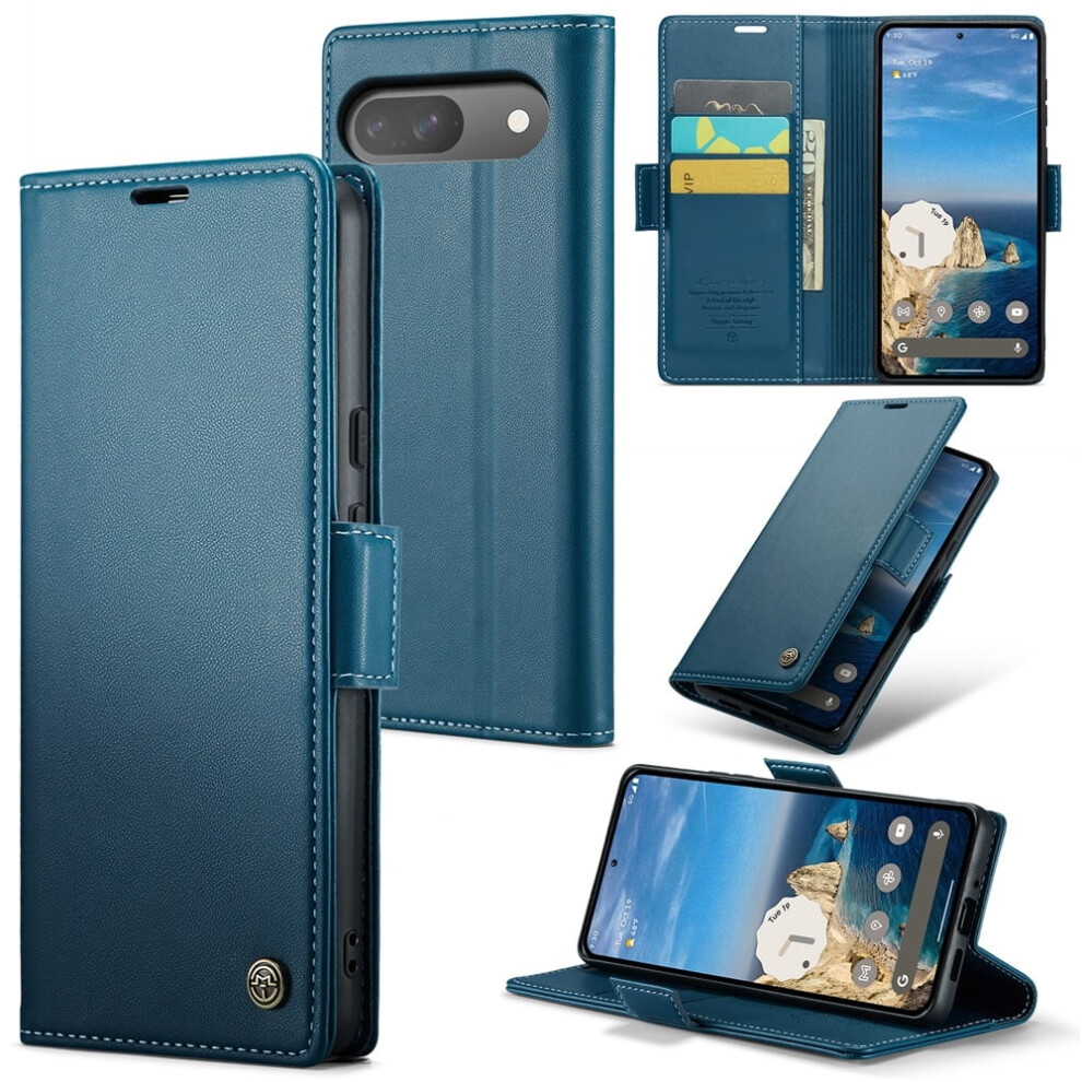 Caseme Leather Wallet Case For Google Pixel 9/9 Pro Â Rfid Blocking, Magnetic Clasp, Kickstand, Compatible With Google Pixel 9/9 Pro 9357860054034