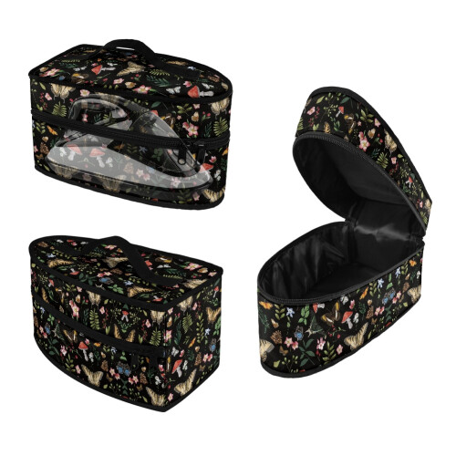 Polyester Travel Steamer Storage Bag with Butterfly Leaf
