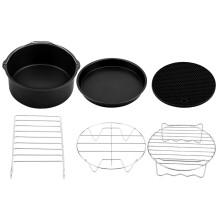Verbeterde kookervaring met airfryer-accessoires, antiaanbaklaag, vaatwasmachinebestendig, compatibele onderdelen voor diverse merken airfryers voor