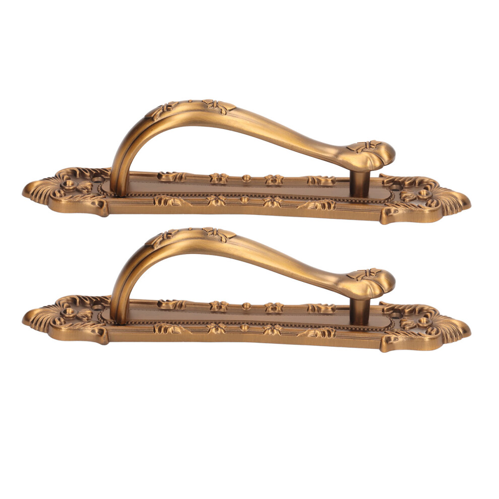 Bronze Aluminum Alloy Barn Door Handles 2-Set 260G 8731393655653