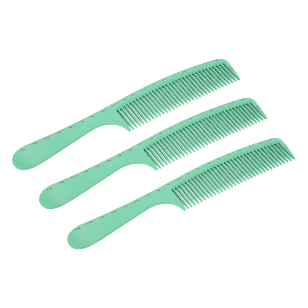 3Pcs Detangling Hair Comb ABS Wide Tooth