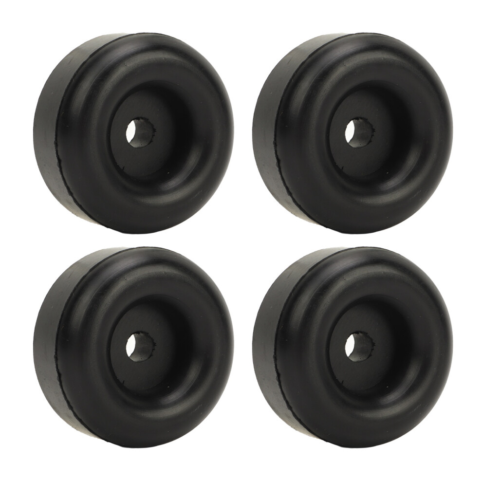 Trailer Rubber Bumper 2.5In Round With Hole Suitable For Rv & Cargo Doors 4171387588811