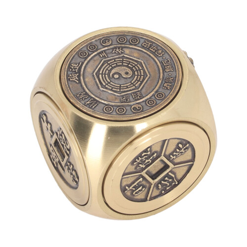 Αθόρυβο παιχνίδι Fidget Spinner από ορείχαλκο για ανακούφιση από το στρες και το άγχος, 2