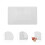 20Pcs White Plastic Ceiling Box Cover Plates Electrical Panel Covers 10