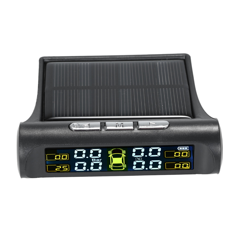 Digital Lcd Screen Tire Pressure Monitoring System Solar Charge Real-Time Pressure Temperature Tpms Tire Pressure Monitor System Wireless Tpms System 9071309534856