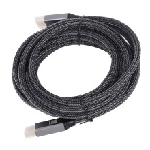 DisplayPort 1.4 Kabel 16,4 ft Nylon Grau 8K Hochgeschwindigkeit für PC-Display