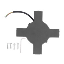 Veelzijdig toepasbare aluminium lamp, laagspannings tuinverlichting voor tuin en binnenplaats
