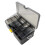Double Layer Bait Box Gray 11x6.7x21.5cm 3