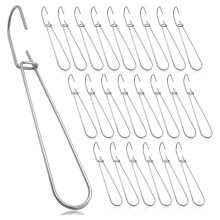 Pattern Hooks 24 Pcs Metal Pattern Hangers 7.3 Inch Sewing Pattern Making Paper Storage Hanging Hook