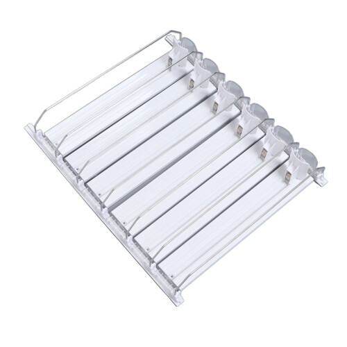 Drink Shelf Replenishment Pusher With Width Adjustable Fit, Self-Pushing Can Organizer For Refrigerator Featuring Waterproof And Rust-Proof Components 1