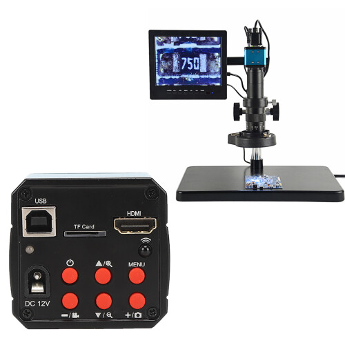 Microscope Camera21MP High Definition Live Image Display HD Video Output Support USB2.0Digital Zoom7X C Mount Industrial Use RGB Adjustable 1