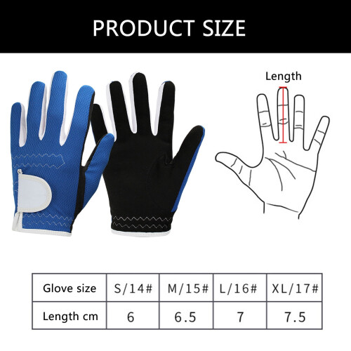 Kids Golf Gloves Comfortable Left and Right Hand Youth Size 2