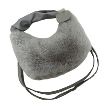 High-End Autumn and Winter Plush Crossbody Bag Versatile and Stylish Furry and High-Value Niche Handbag B