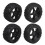 Anvelope auto Rc durabile Hex12Mm, rezistență îmbunătățită, inserție de spumă integrală, material nailon de înaltă rezistență, 2