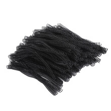 Spiral Binding Wire 14.3mm Diameter 48 Teeth 100PCS A4 Black Durable Material