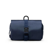 Japanese Style Folding Toiletry Bag with Snap Hook - High Quality Cosmetic Storage for Business Trips