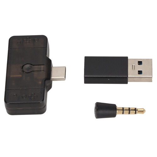 Adattatore mini microfono wireless Bluetooth per PS4, ricevitore dongle USB con Bluetooth Low Energy e ampio raggio operativo, supporta 1