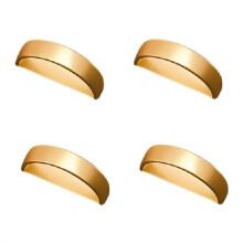 Fashion Napkin Buckle Napkin Holder D-Shaped Napkin Ring Napkin Buckle Modern Simple Napkin Ring Matte Gold