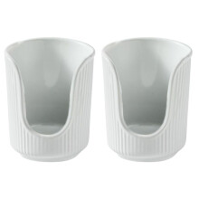 2 Stuks Papieren Bekerhouder, Wegwerpbekerhouder, Desktop Bekerhouder, Multifunctioneel Bekeropbergrek