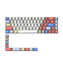 Comic Keycaps EVA01 BOW- Profile PBT Dye-Sub 78 Keys for Mechanical Gaming Keyboard 61/61/63/64/68 Layouts B