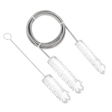 Diamètre de la Brosse 15 mm 19 mm - Brosse de Nettoyage pour Tube CPAP - Convient à la Plupart des Types de Tuyaux CPAP (Blanc)