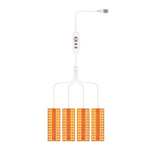 Les Plantes à Complet Élèvent la Lumière Lampe LED Marche/Arrêt Automatique Lumière Du Soleil Lampe de Culture Quantique 4 Brochettes