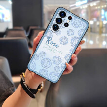 Capa de celular fofa de silicone compatível com Samsung Galaxy S25 Ultra – TPU com desenho de grafite, resistente a choques, impactos e poeira.