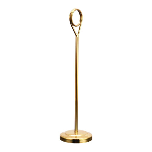Wunderschöner Notizkartenhalter, Tischdekoration, goldfarben