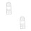 2St Wit Plastic Multifunctionele Meetlinialen Voor School En Tekenen 8