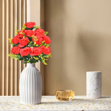 Bouquet di fiori artificiali realistici per la decorazione della casa, fiori finti dall'aspetto autentico per soggiorno, camera da letto, ufficio e